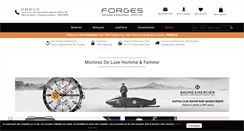 Desktop Screenshot of forgesboutique.fr